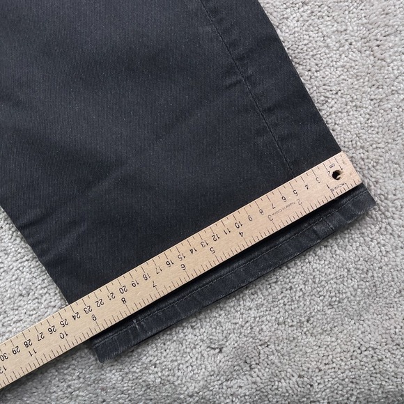 Levis 569 Jeans Mens 36x34 Grey Black Loose Straight Fit Baggy Stretch Denim - Picture 7 of 13